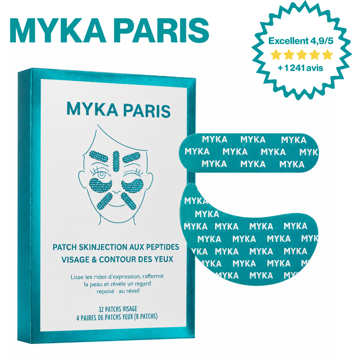 Patch Skinjection — Lisse les pattes d’oie, les rides du sourire & du front